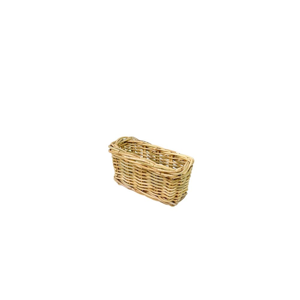 Set of 3 Natural Rectangle Rattan Baskets by BIDKhome - Image 4