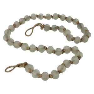 Clear Glass Bead Garland by HomArt