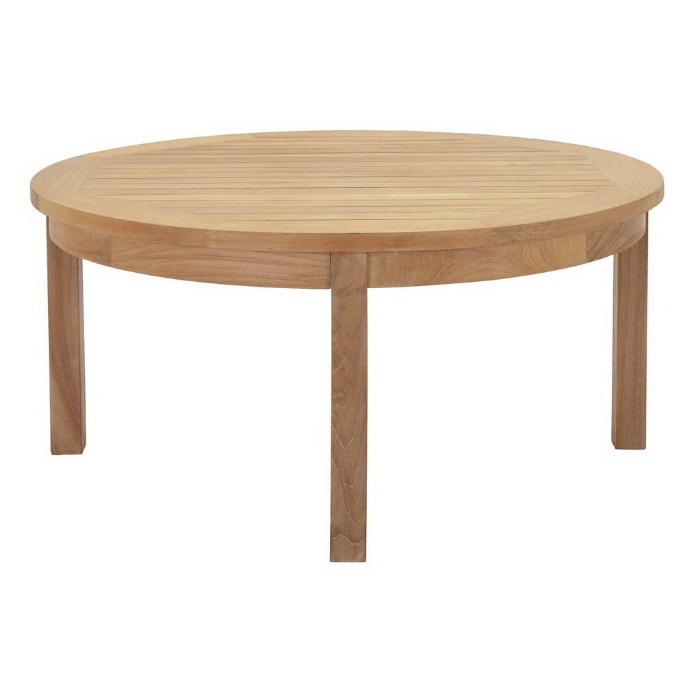 Marina 3 Piece Outdoor Patio Teak Set in Natural Gray by Modway - Image 4