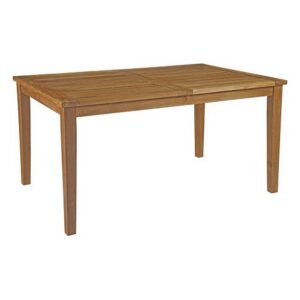 Marina 60" Outdoor Patio Teak Dining Table in Natural by Modway