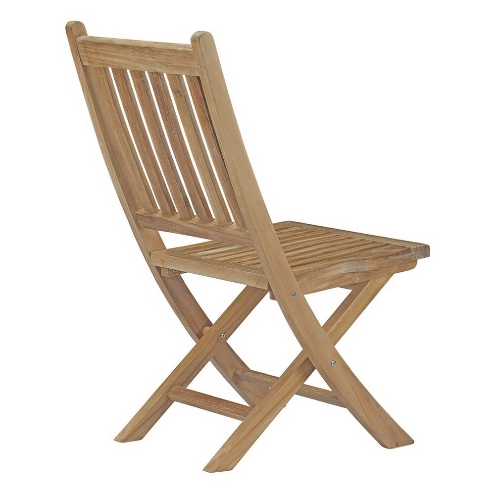 Marina 7 Piece Outdoor Patio Teak Dining Set in Natural by Modway - Image 3