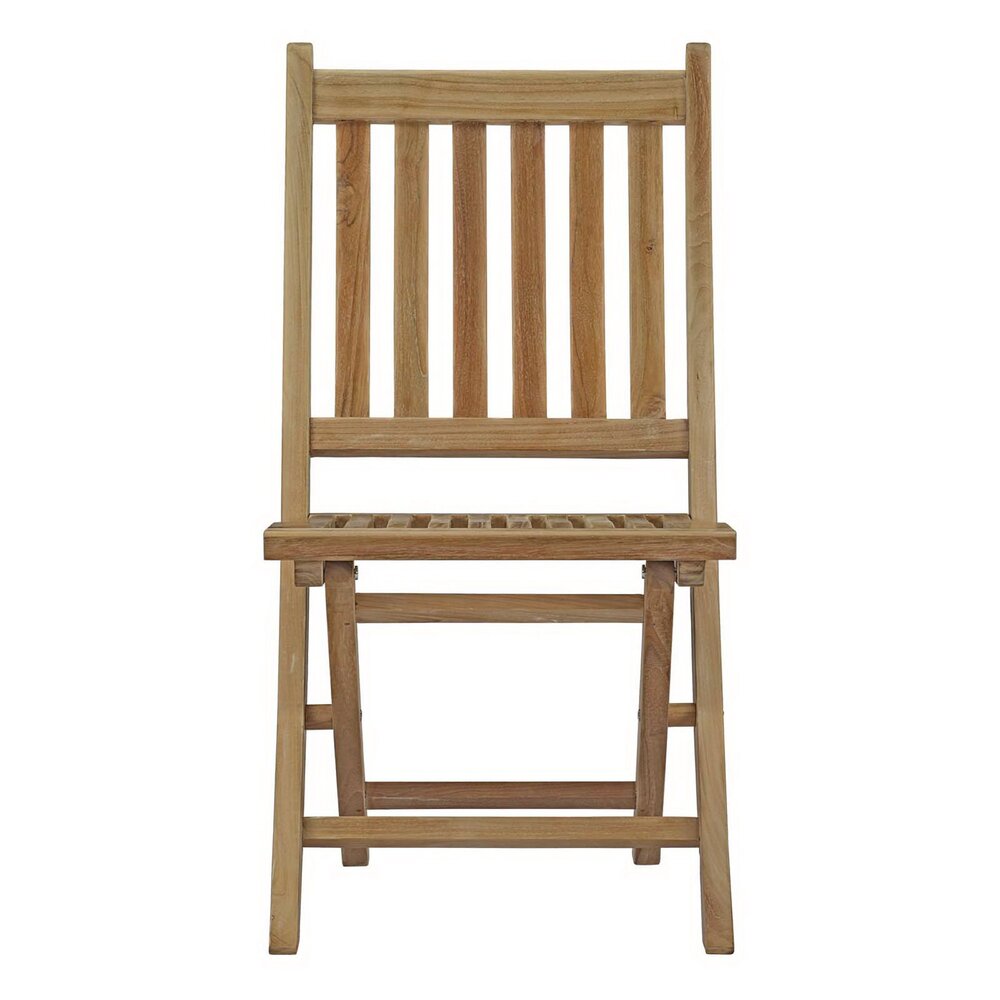 Marina 7 Piece Outdoor Patio Teak Dining Set in Natural by Modway - Image 4