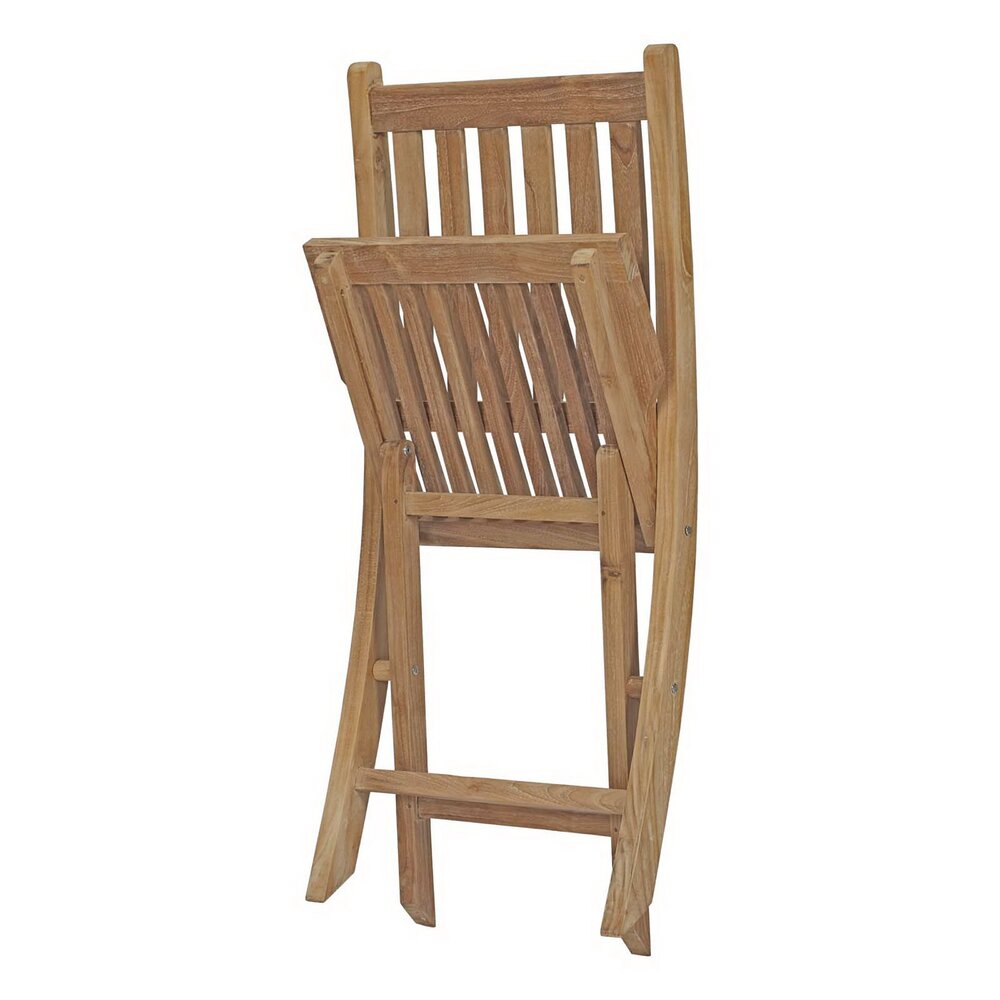 Marina 7 Piece Outdoor Patio Teak Dining Set in Natural by Modway - Image 5