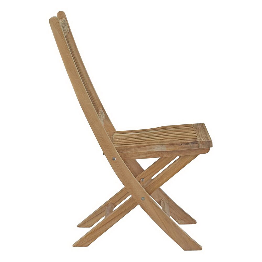 Marina 7 Piece Outdoor Patio Teak Dining Set in Natural by Modway - Image 3