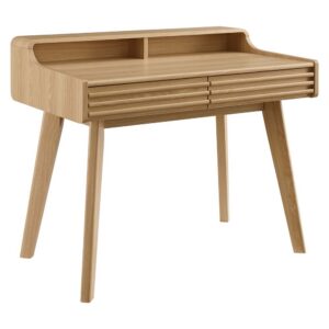 Render Writing Desk by Modway in Oak by Modway