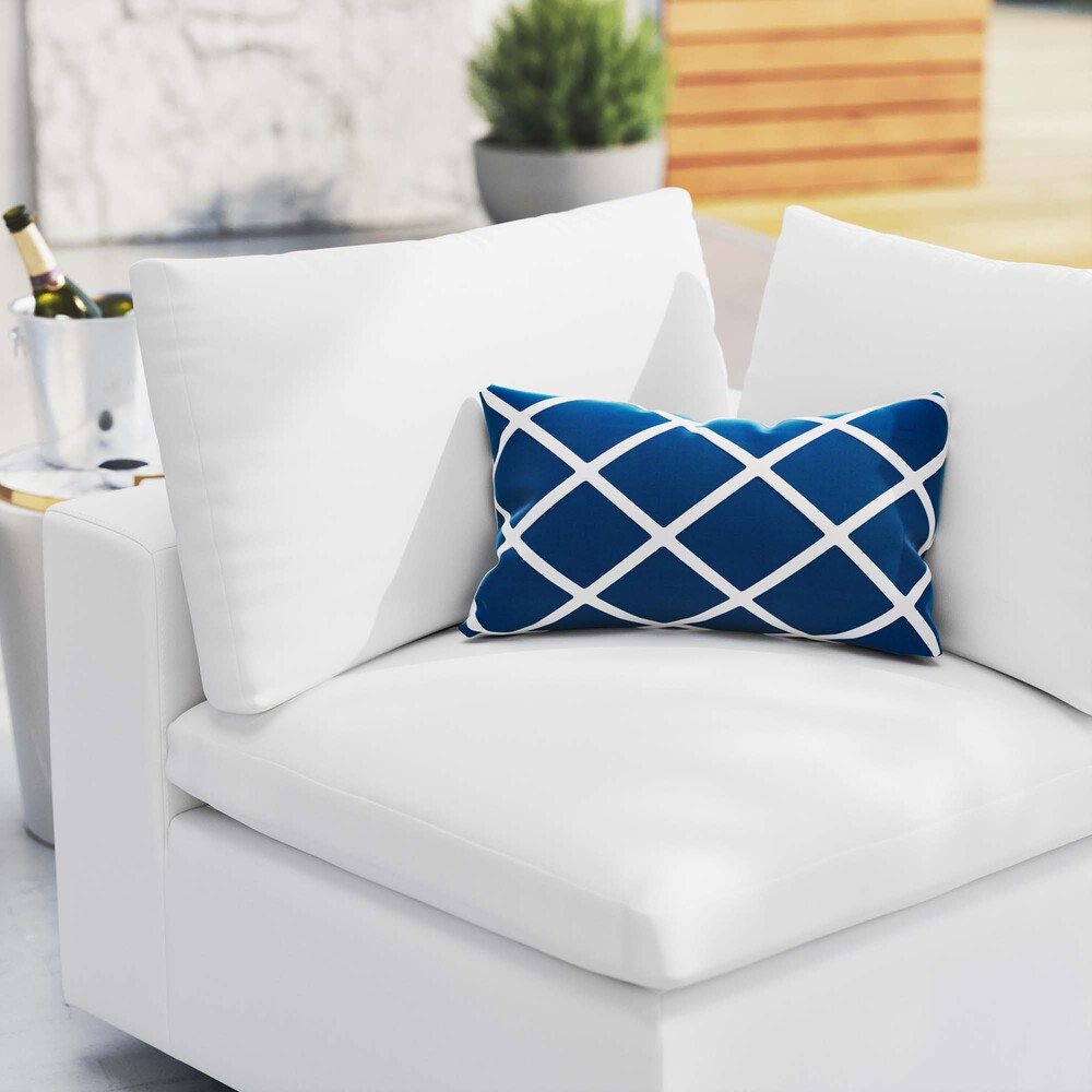 Commix Sunbrella® Outdoor Patio Corner Chair in White by Modway - Image 7