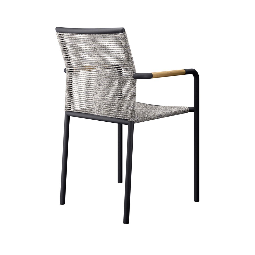 Serenity Outdoor Patio Armchairs Set of 2 in Light Gray by Modway - Image 5