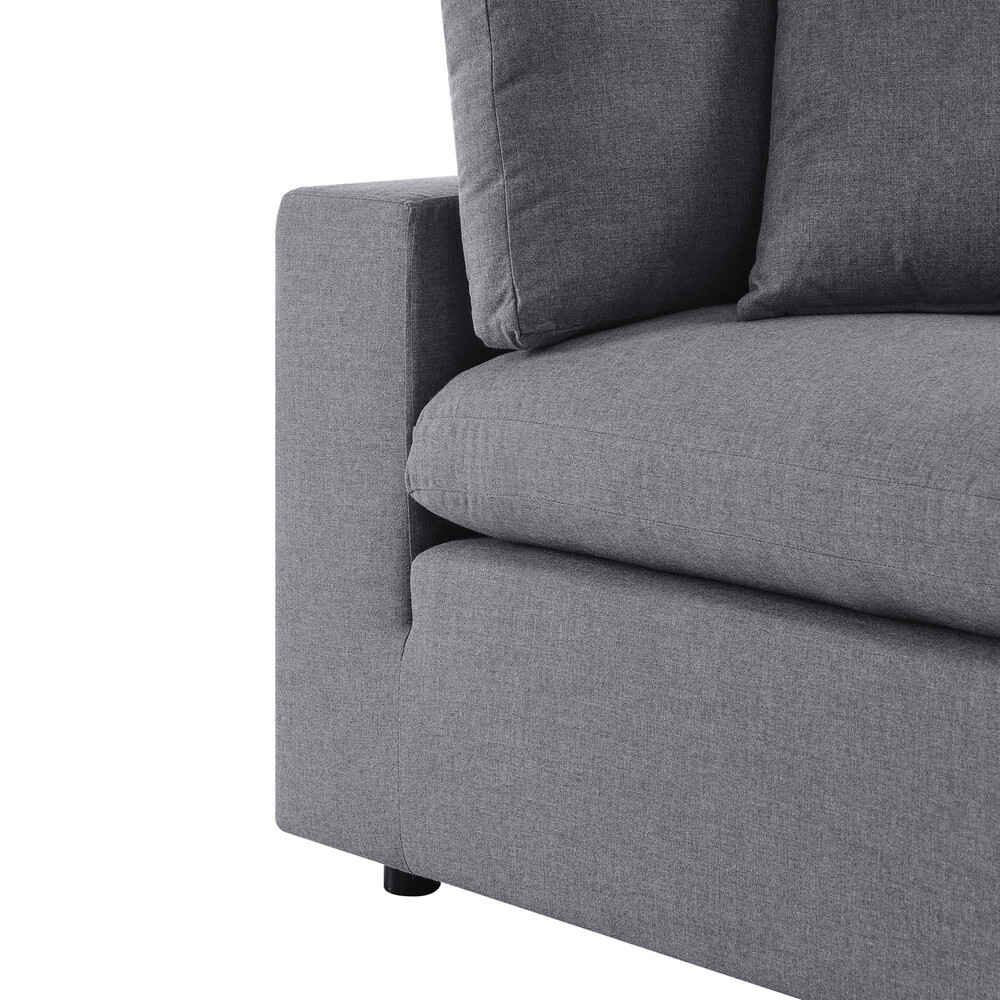 Commix Sunbrella® Outdoor Patio Loveseat in Gray by Modway - Image 6