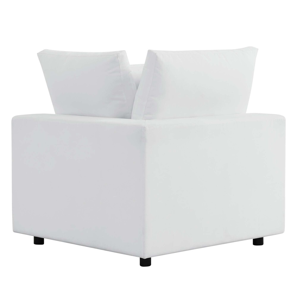 Commix Sunbrella® Outdoor Patio Loveseat in White by Modway - Image 7