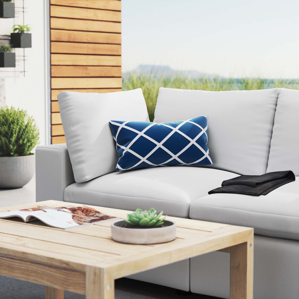 Commix Sunbrella® Outdoor Patio Loveseat in White by Modway - Image 9