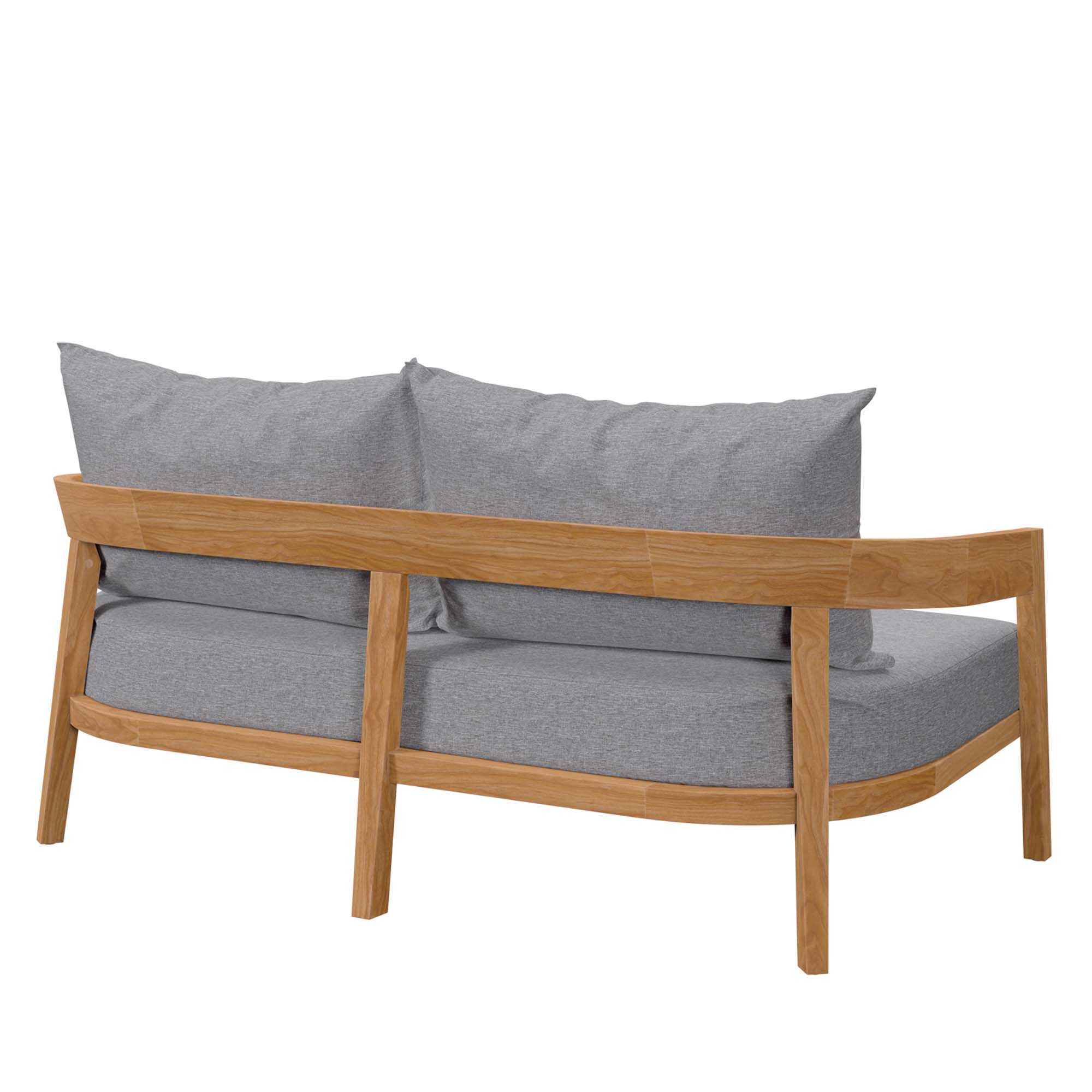 Brisbane Teak Wood Outdoor Patio Loveseat by Modway - Image 4