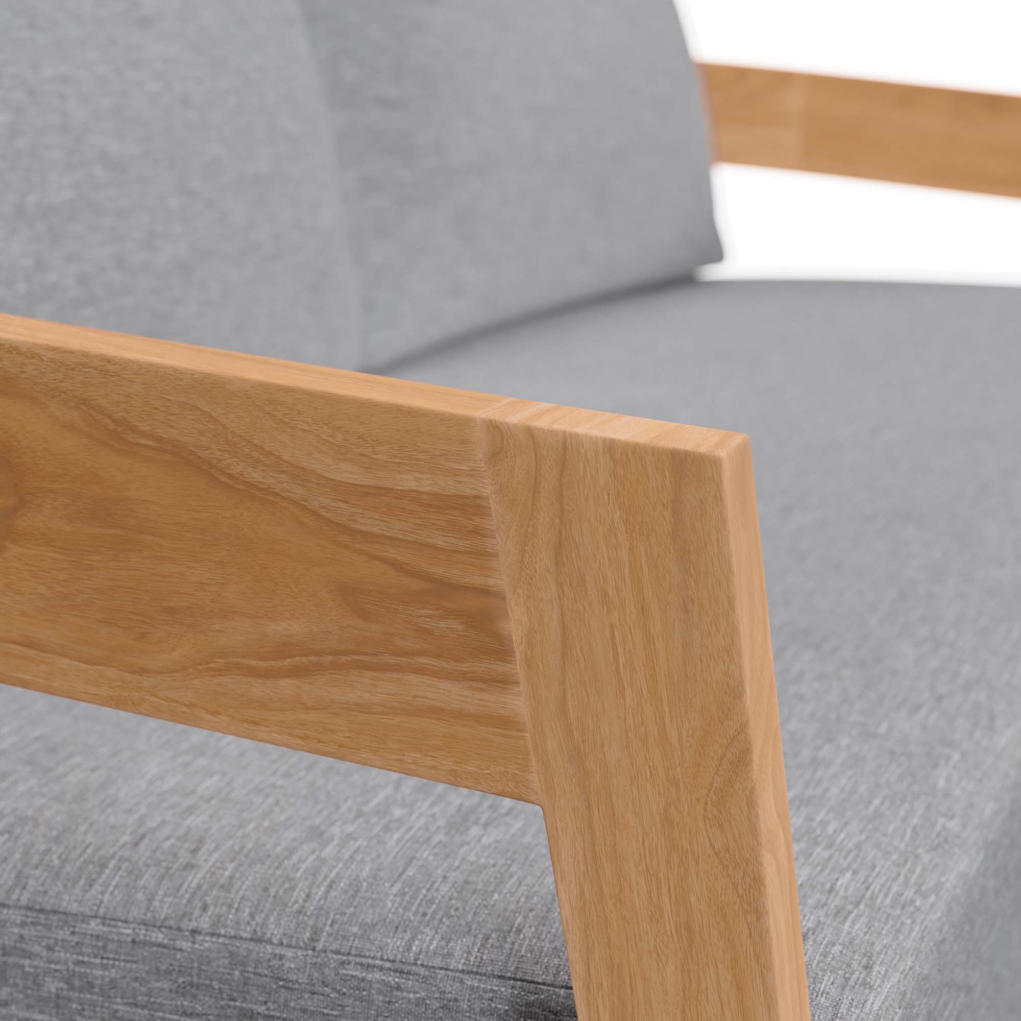 Brisbane Teak Wood Outdoor Patio Loveseat by Modway - Image 6