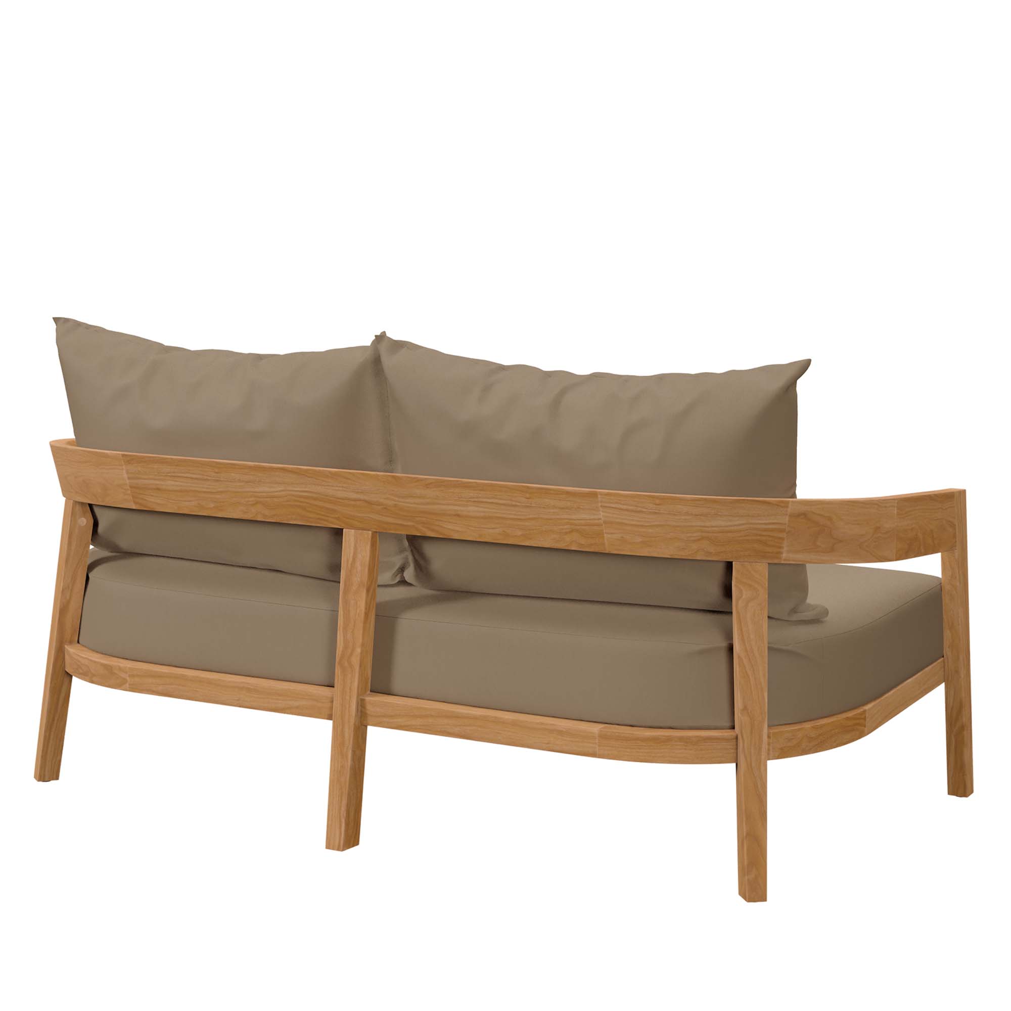 Brisbane Teak Wood Outdoor Patio Loveseat by Modway - Image 4