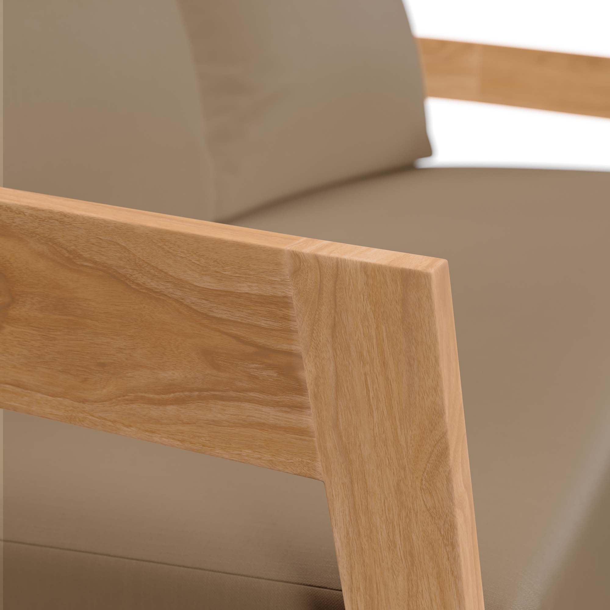 Brisbane Teak Wood Outdoor Patio Loveseat by Modway - Image 6