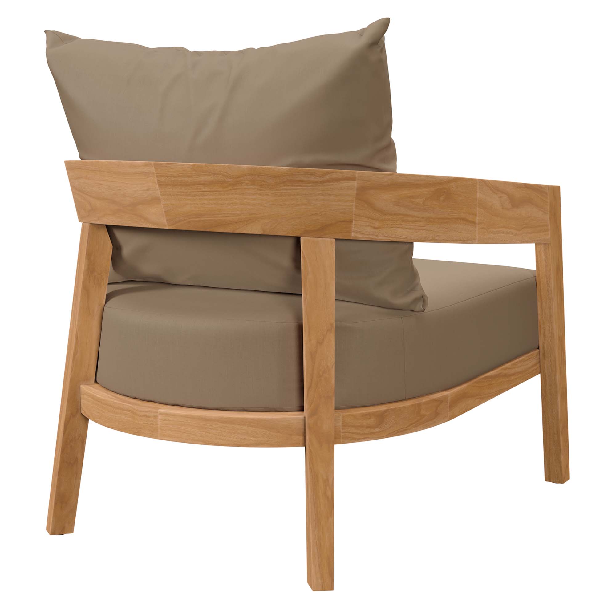 Brisbane Teak Wood Outdoor Patio Armchair by Modway - Image 4