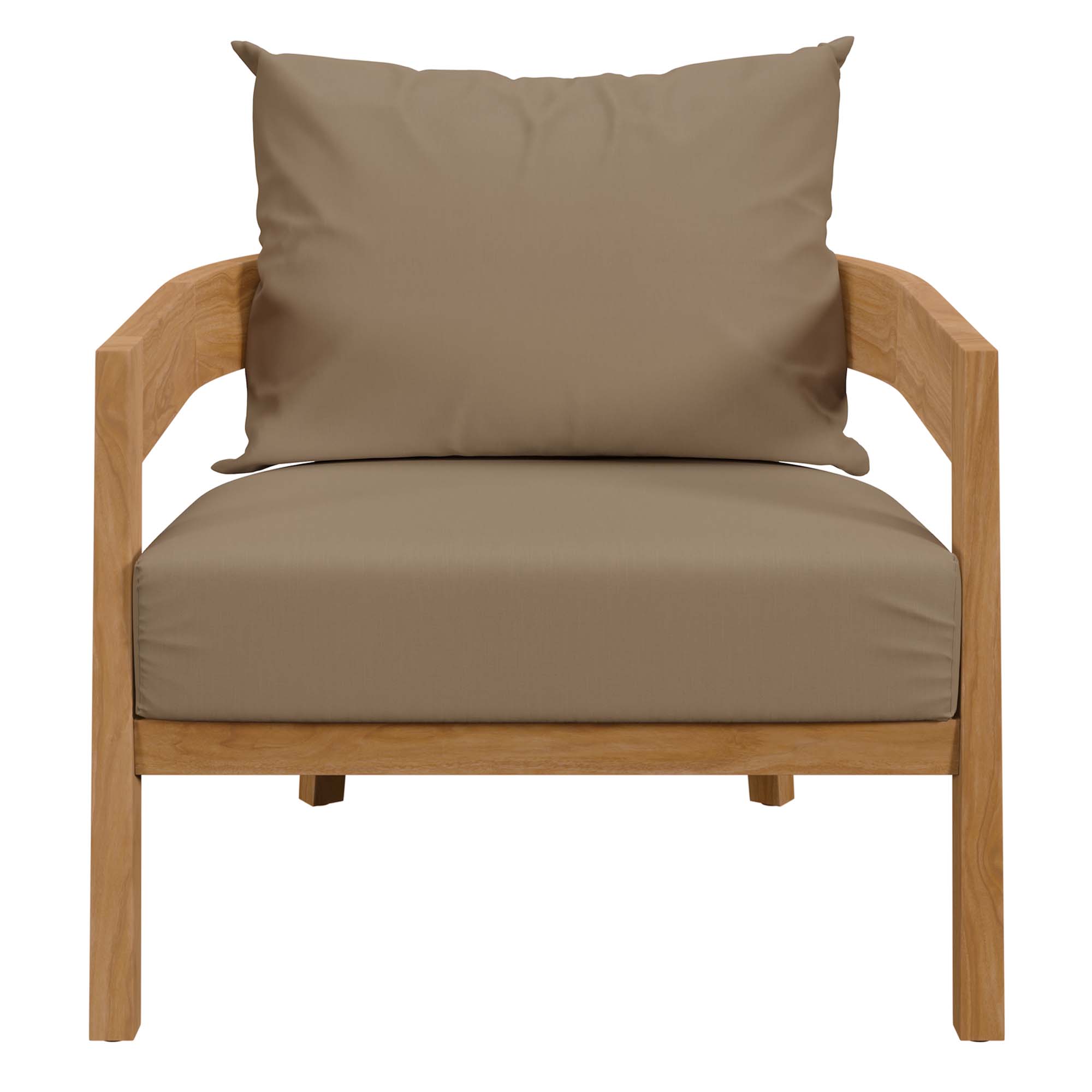Brisbane Teak Wood Outdoor Patio Armchair by Modway - Image 5