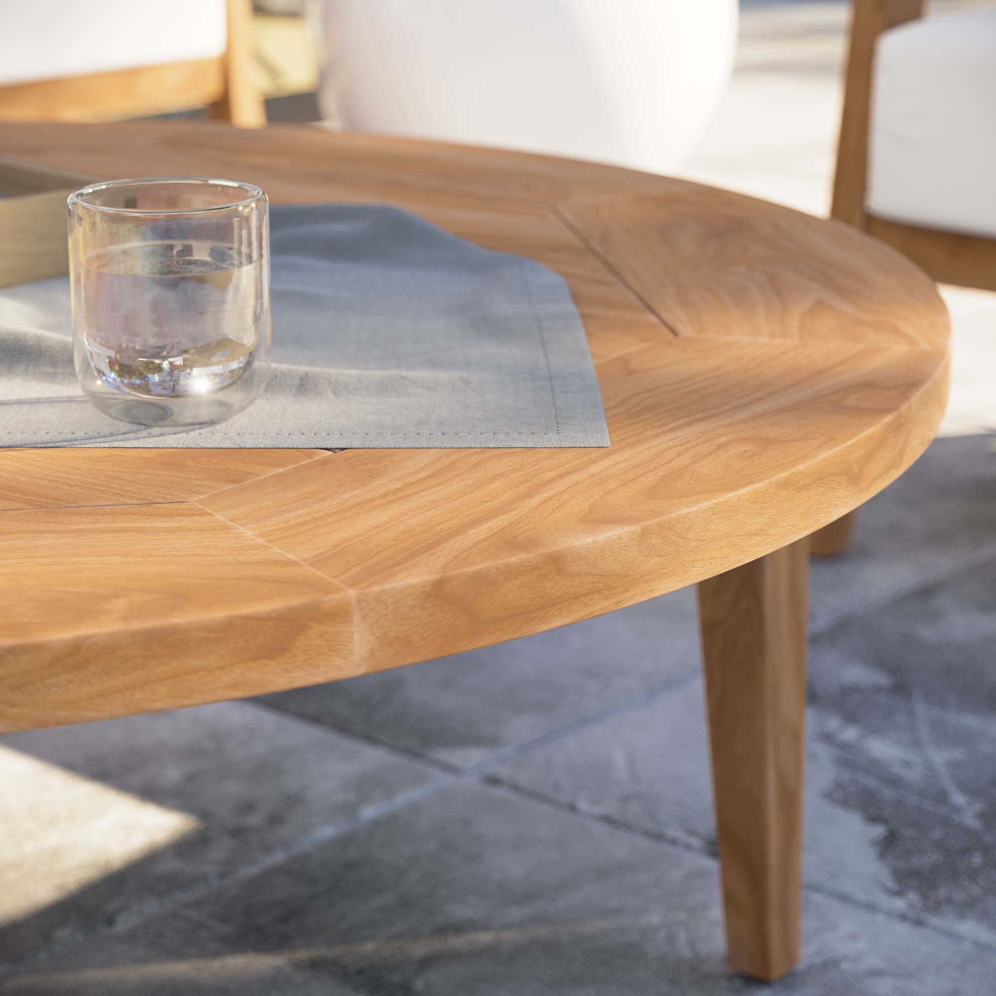 Brisbane Teak Wood Outdoor Patio Coffee Table by Modway - Image 8