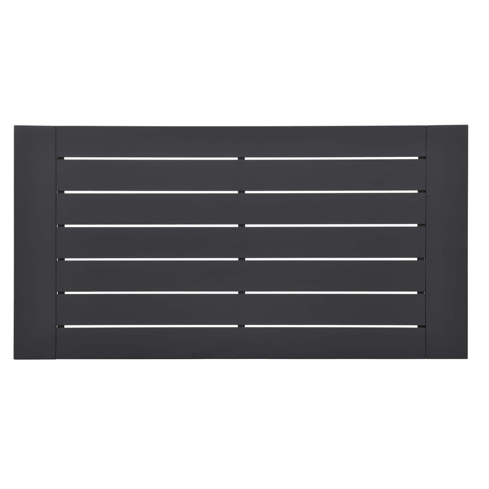 Tahoe 4-Piece Outdoor Patio Powder-Coated Aluminum Set in Gray Charcoal by Modway - Image 12