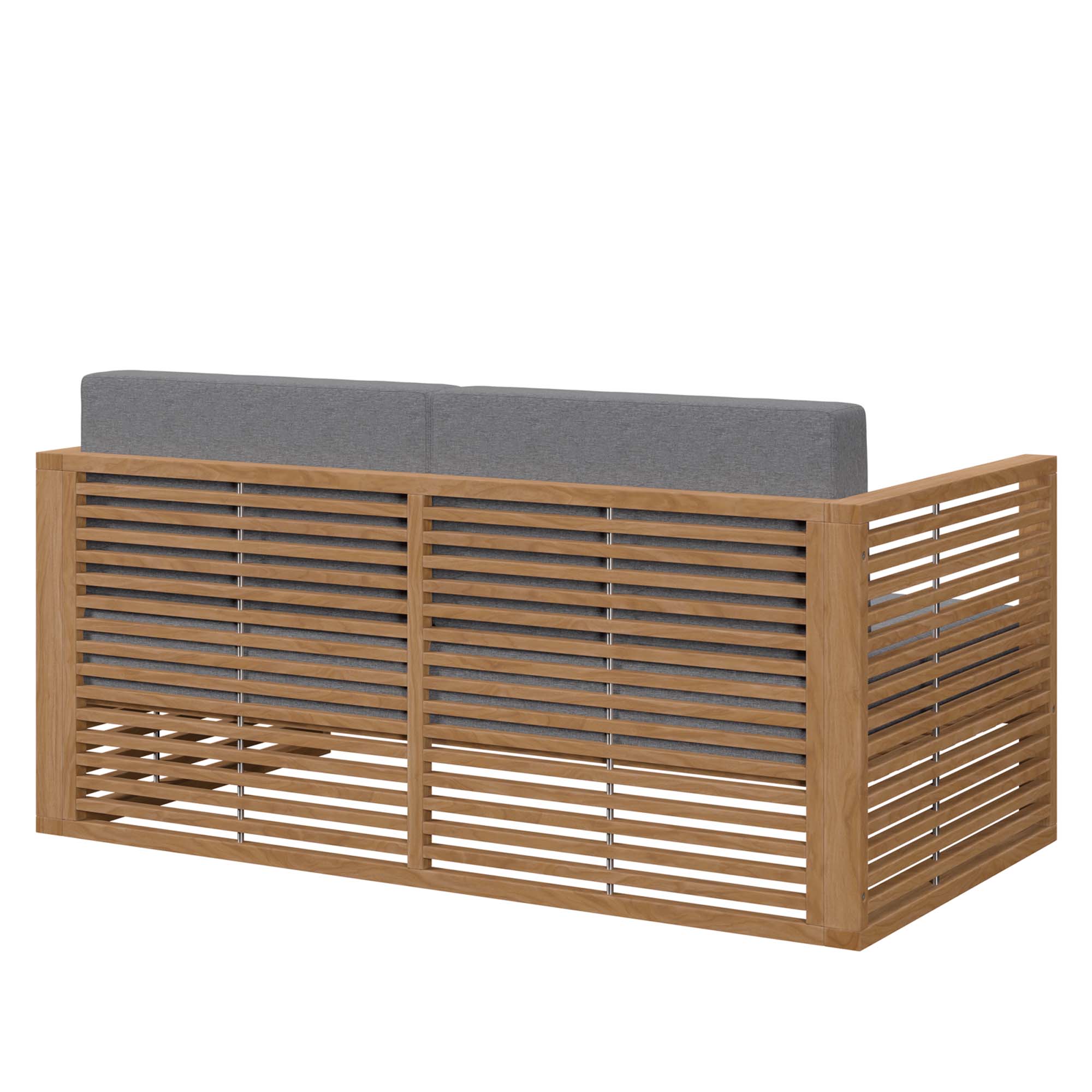 Carlsbad 3-Piece Teak Wood Outdoor Patio Set by Modway - Image 6