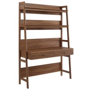 Bixby Office Desk by Modway in Walnut by Modway