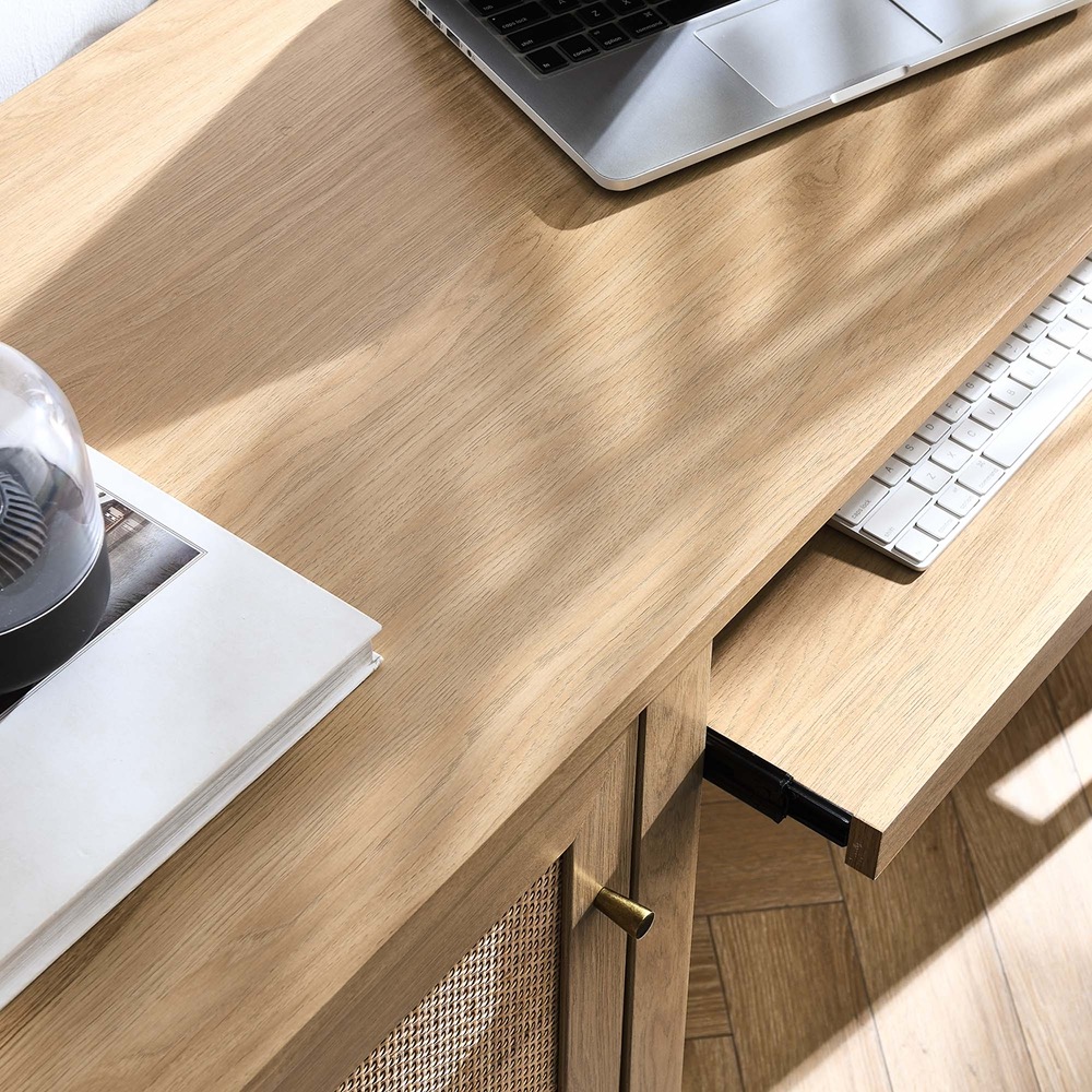Soma 47" Office Desk in Oak by Modway - Image 8