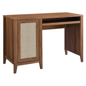 Soma 47" Office Desk by Modway in Walnut by Modway