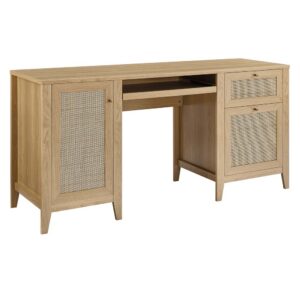 Soma 63" Office Desk by Modway in Oak by Modway