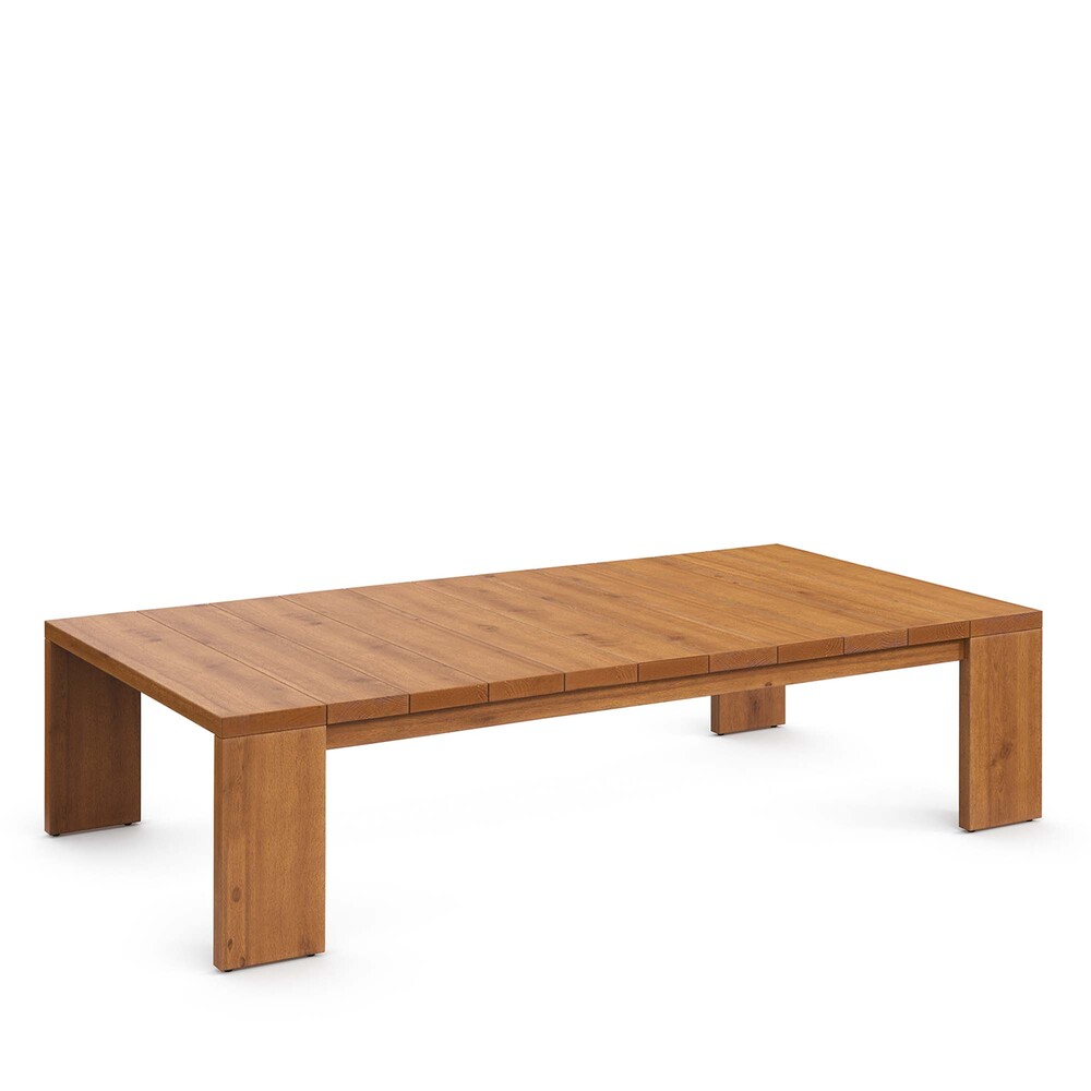 Tahoe Outdoor Patio Acacia Wood Coffee Table in Natural by Modway