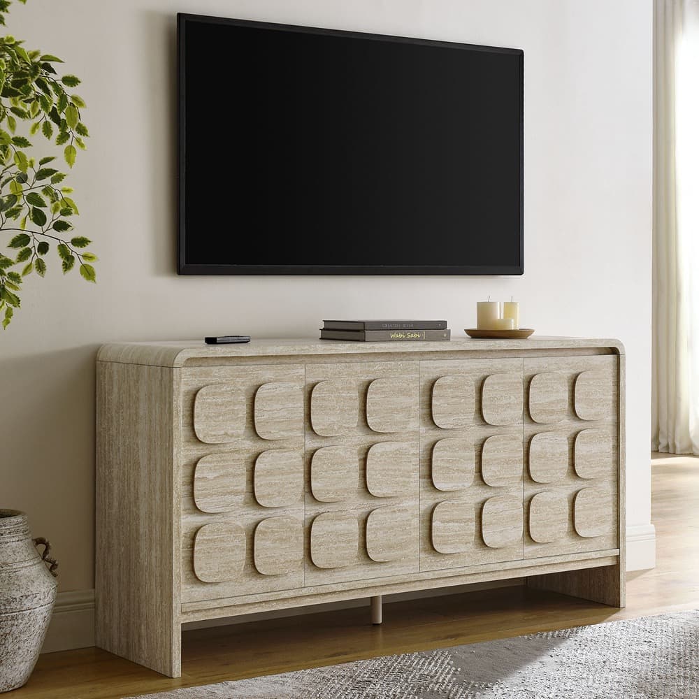 Toscana 61" Sideboard by Modway in Travertine by Modway - Image 10
