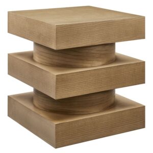 Perpetuate Totem End Table by Modway in Caramel Ash by Modway