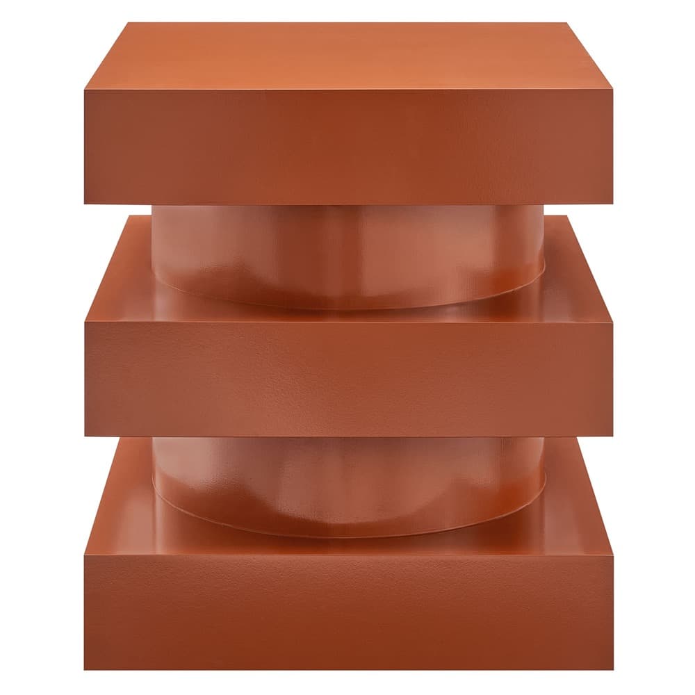 Perpetuate Totem End Table in Cayenne by Modway - Image 4