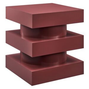 Perpetuate Totem End Table by Modway in Spiced Apple by Modway