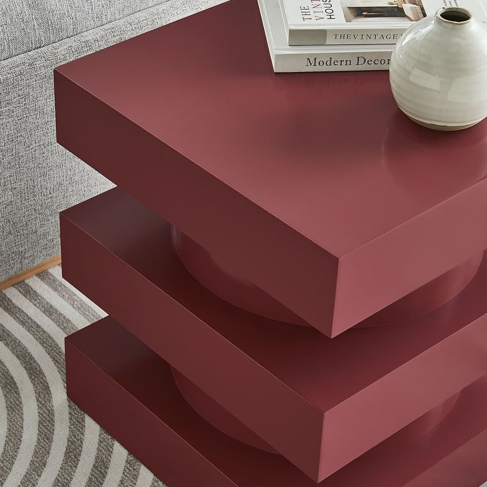 Perpetuate Totem End Table in Spiced Apple by Modway - Image 8