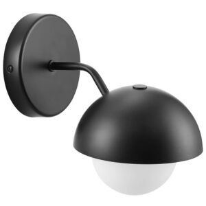 Eclipse Globe Wall Sconce by Modway in Black by Modway