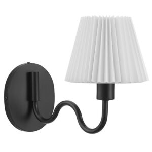 Wave Squiggle Arm Wall Sconce by Modway in Black by Modway