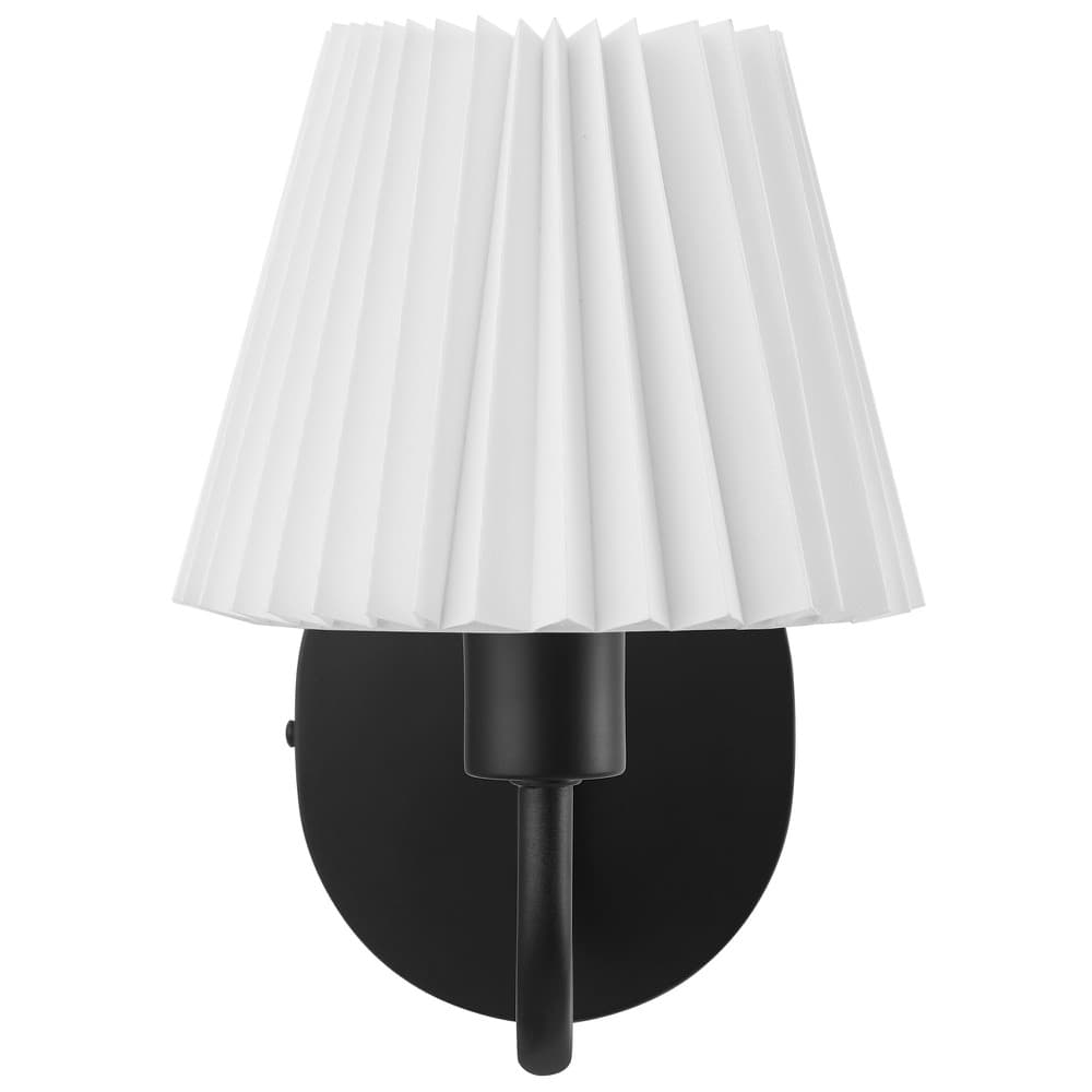 Wave Squiggle Arm Wall Sconce by Modway in Black by Modway - Image 6