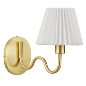 Wave Squiggle Arm Wall Sconce by Modway in Brass by Modway