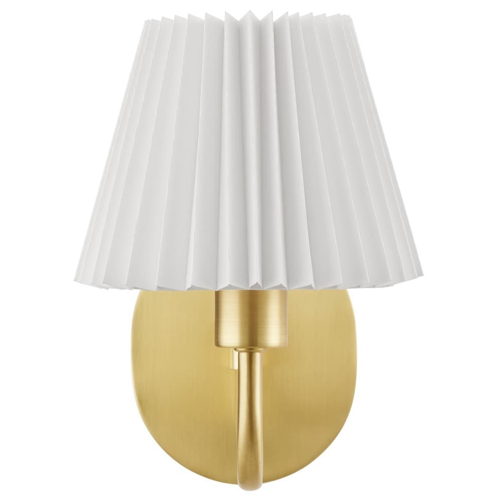 Wave Squiggle Arm Wall Sconce in Brass by Modway - Image 6