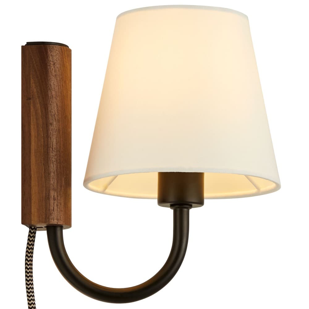 Sunlit Swivel Wall Sconce by Modway in Walnut Black by Modway - Image 7