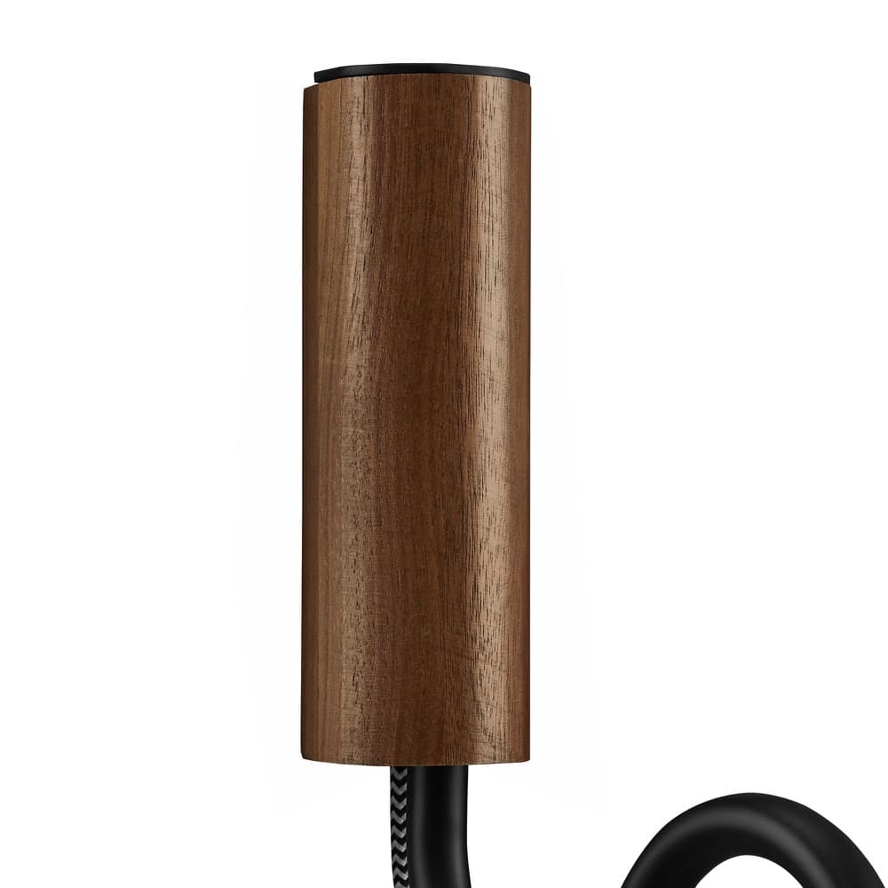 Sunlit Squiggle Arm Wall Sconce in Walnut Black by Modway - Image 8
