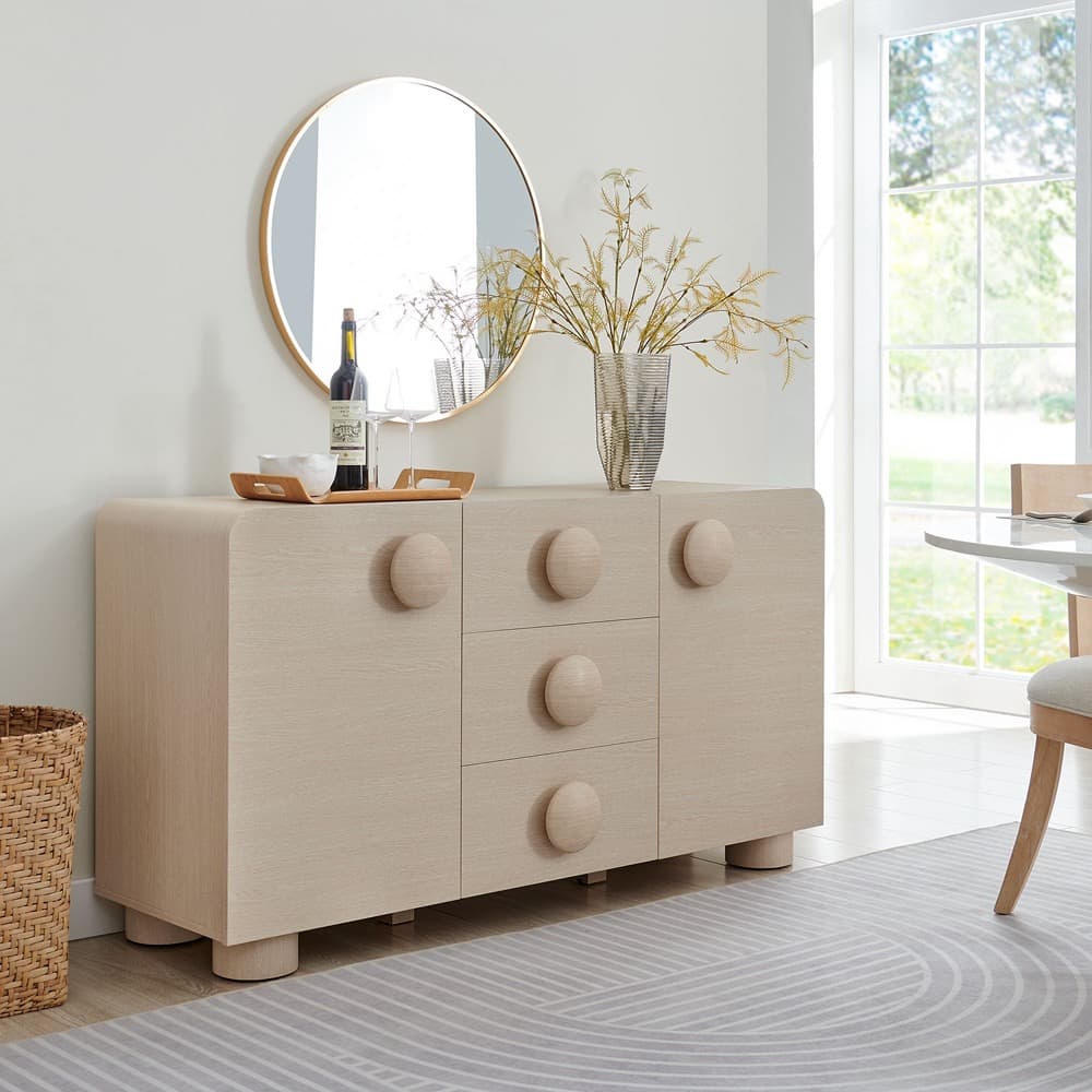 Sonnet 57" Sideboard Storage Cabinet in Ash by Modway - Image 11