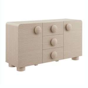 Sonnet 57" Sideboard Storage Cabinet by Modway in Ash by Modway
