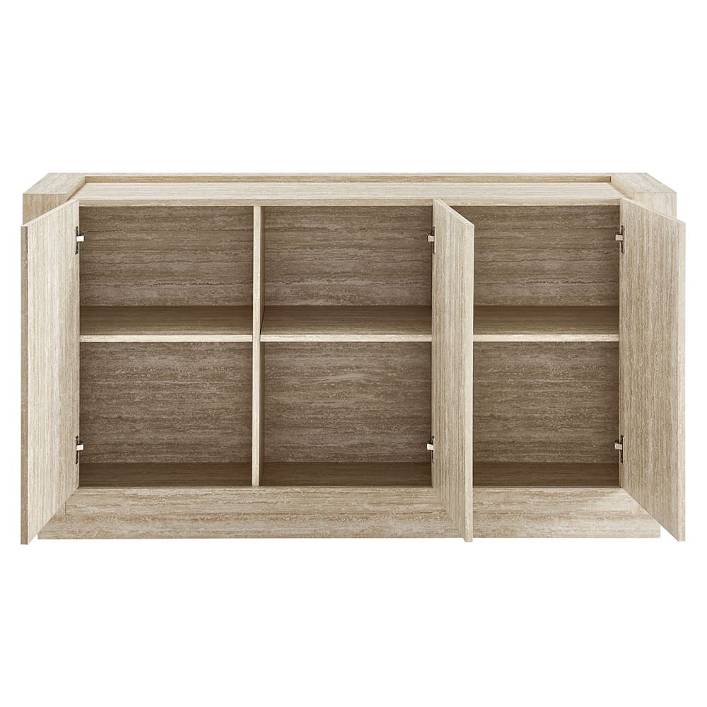 Hollis 59" Travertine Sideboard by Modway in Travertine by Modway - Image 7