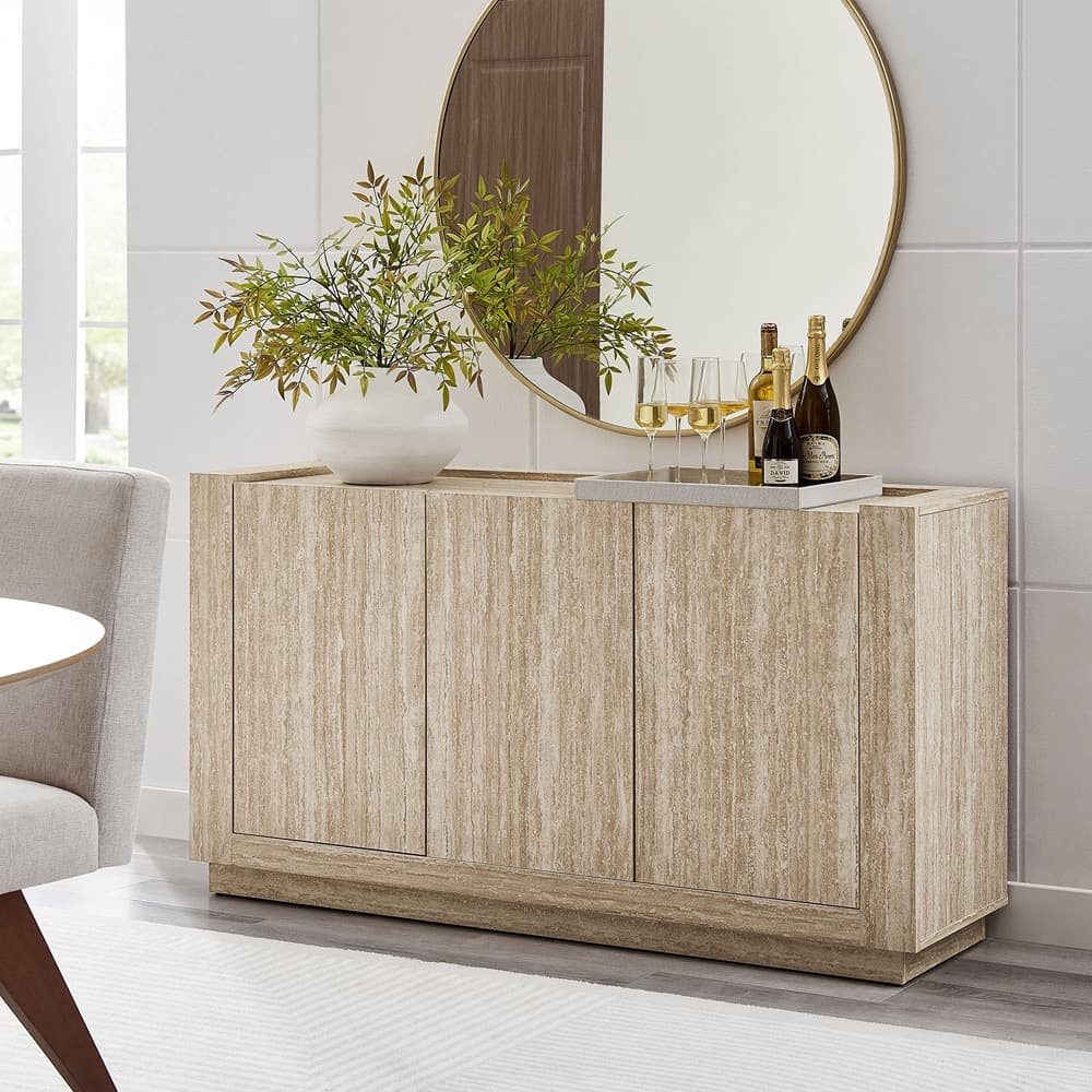 Hollis 59" Travertine Sideboard by Modway in Travertine by Modway - Image 9