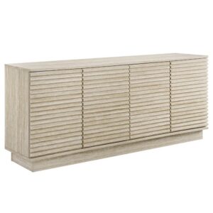 Render 70" Faux Travertine Sideboard Cabinet TV Stand by Modway in Travertine by Modway