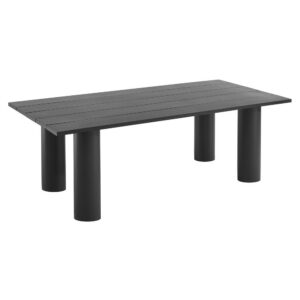 Nautica Outdoor Patio 87" Rectangular Aluminum Dining Table by Modway in Graphite by Modway
