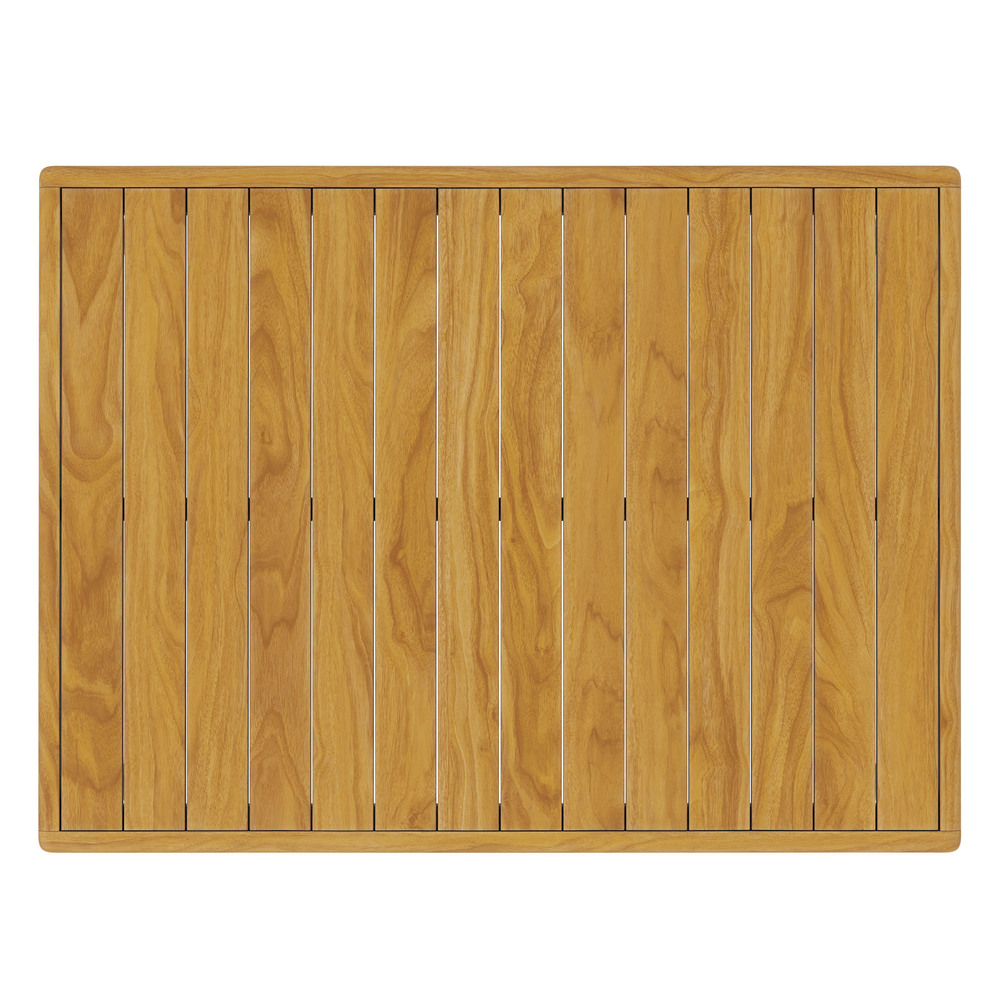 Wren Outdoor Patio Teak Wood Coffee Table in Natural by Modway - Image 6