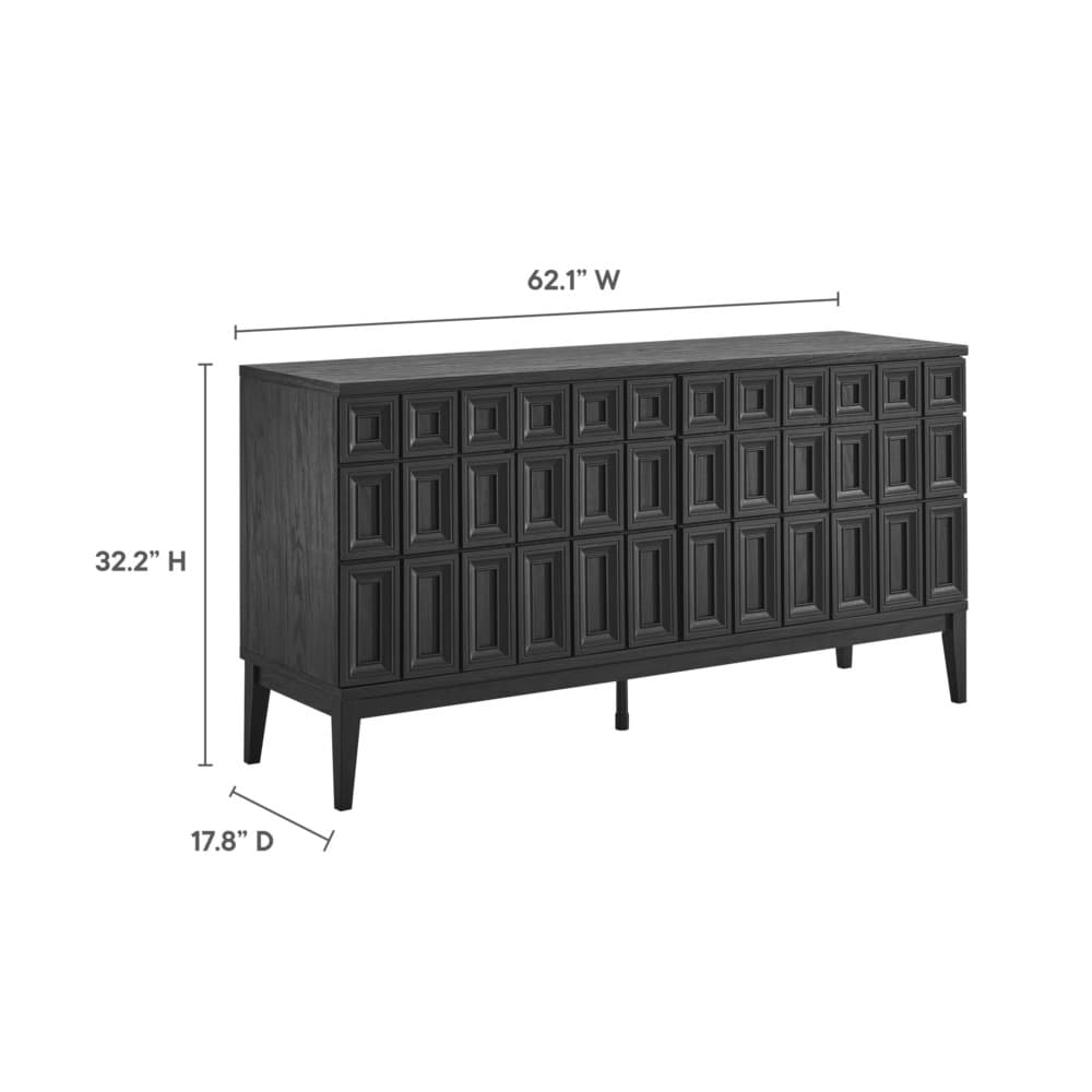 Samos 62" Sideboard by Modway in Black by Modway - Image 2