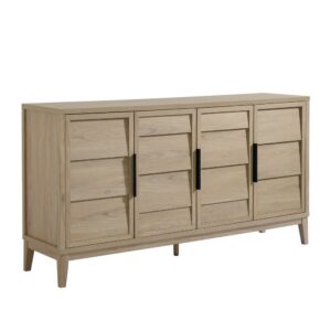 Sinya 4-Door Sideboard by Modway in Light Oak by Modway
