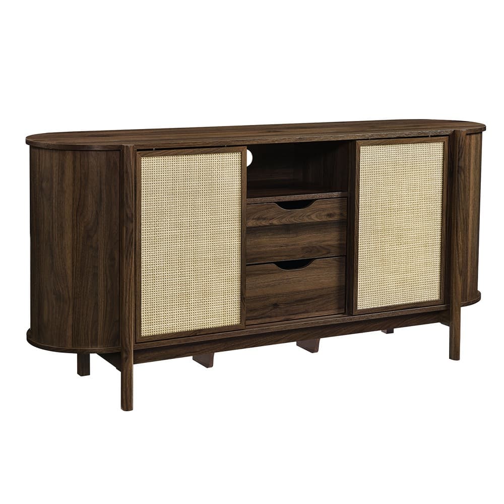 Reid 63" Curved Sideboard in Walnut by Modway